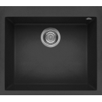 Elleci QUADRA105T BLACK 花崗岩廚房台上石盆 (黑色)